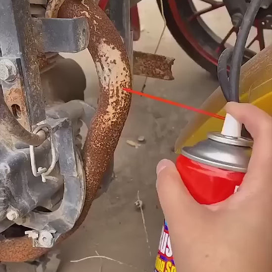 Erase Corrosion: Metal Rust Remover Spray .