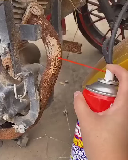 Erase Corrosion: Metal Rust Remover Spray .