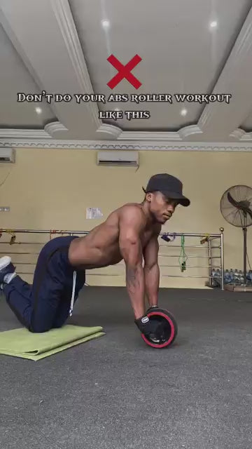 Toning Tube Band with  Abs Wheel for Workout .