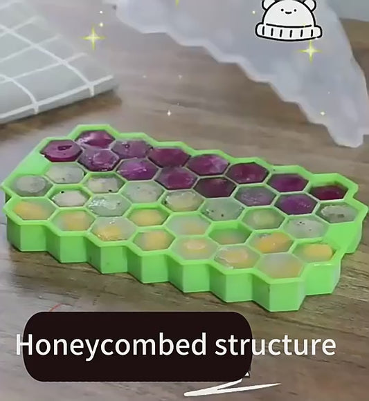 Silicone Flexible Ice Cube Trays with Lid