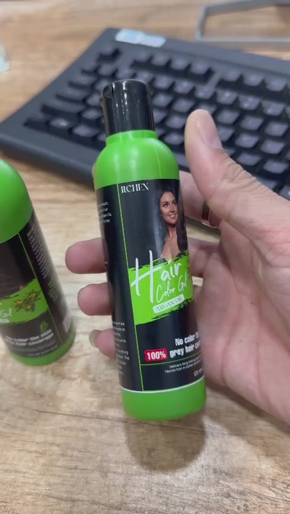 Hair Color Gel - 100% Gray Hair Coverage 125ML (BUY ONE GET ONE FREE)