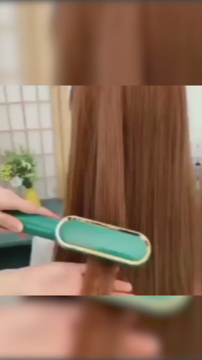 Professional Electric Hair Straightener Comb Brush .