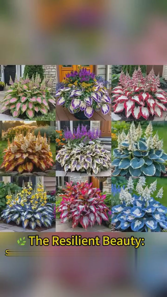 Shade-Tolerant and Cold-Hardy Hosta Flowers .