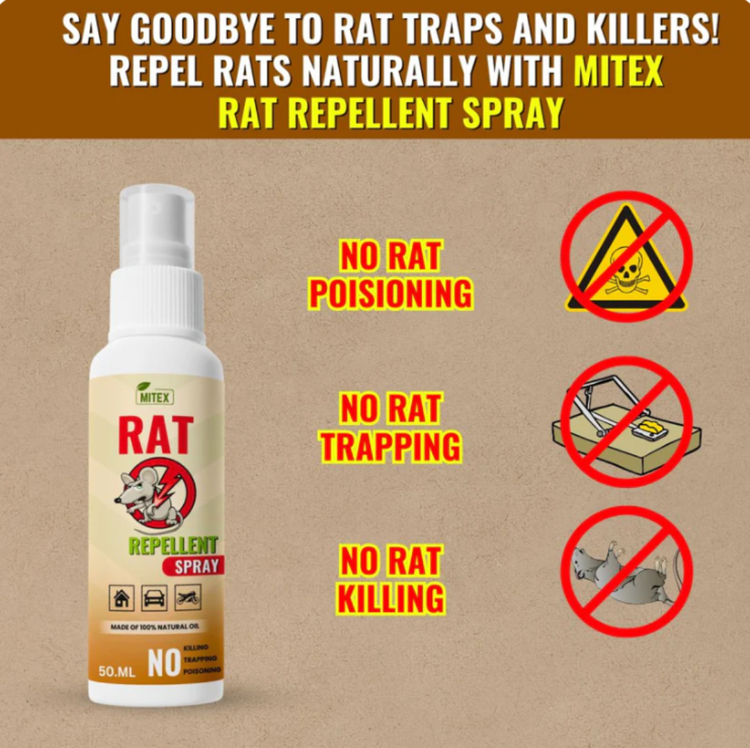 rat repellent spray (Pack of 3)